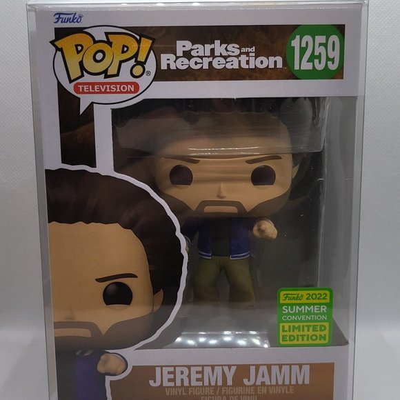 Parks and Recreation Jeremy Jamm 2022 Summer Convention Exclusive Funko Pop - Picture 1 of 8